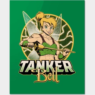 Tanker Bell - Funny Animation RPG Parody Posters and Art